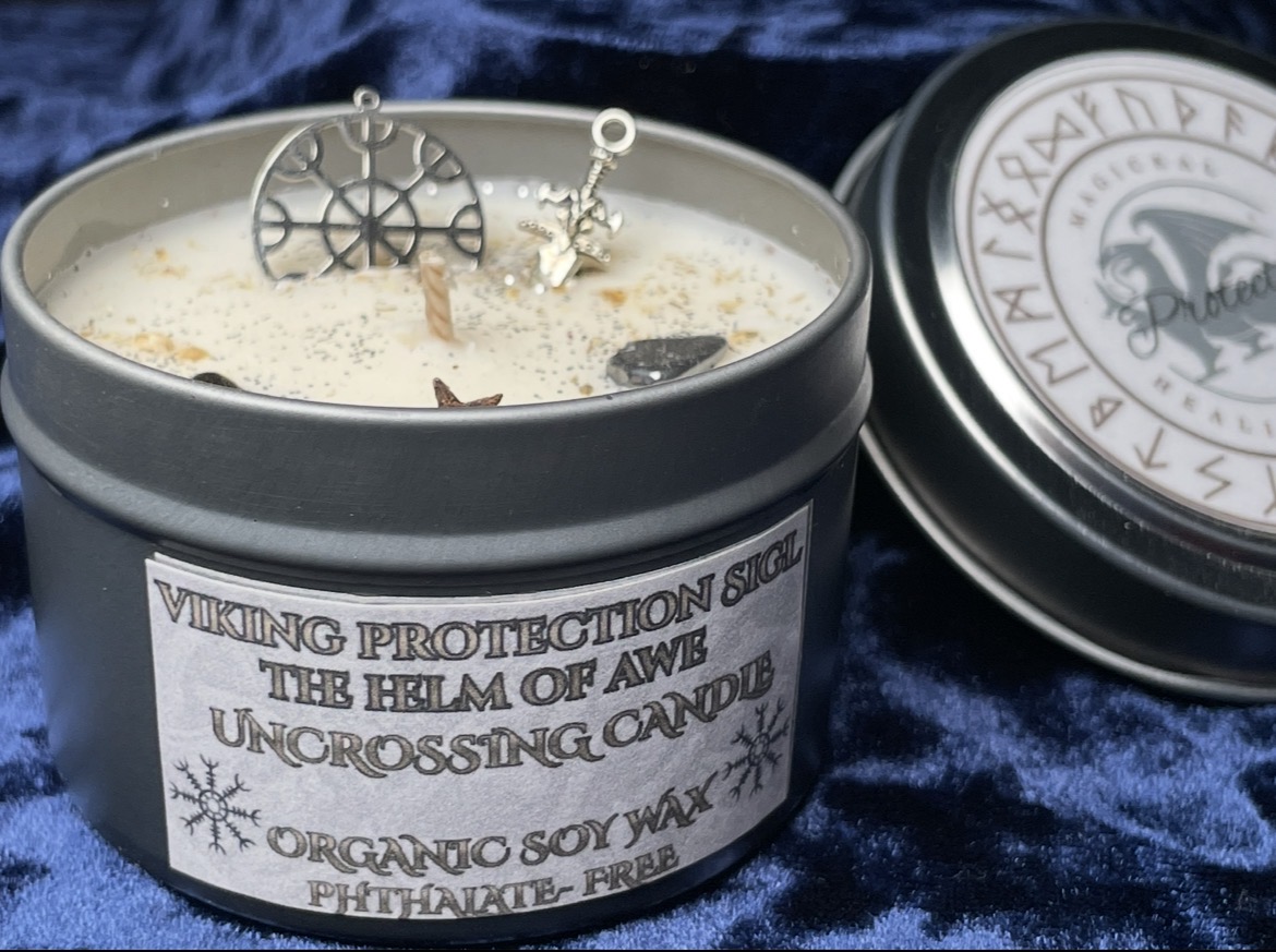 Candles - Uncrossing & Manifestation - 4oz Organic Soy Wax Non-Toxic Aromatherapy Intention Candles - Image 4