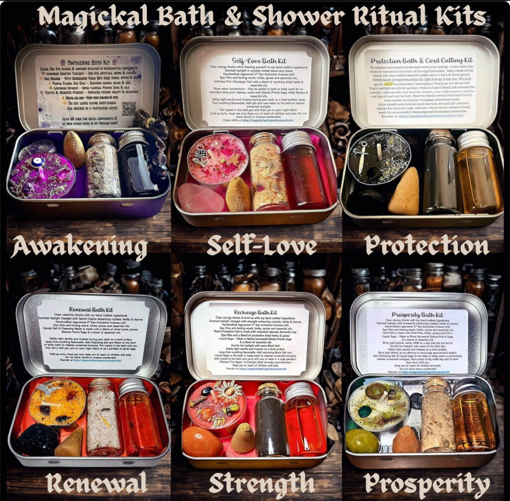 Bath & Shower Aura Cleansing Ritual Kits