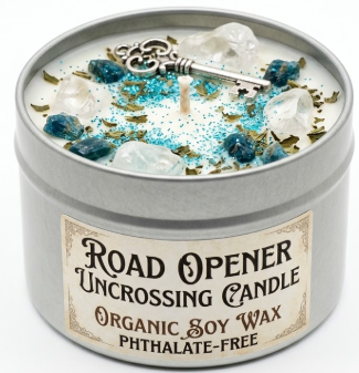 Candles - Uncrossing & Manifestation - 4oz Organic Soy Wax Non-Toxic Aromatherapy Intention Candles - Image 10