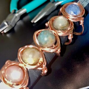 Copper Wire Wrapped Rings