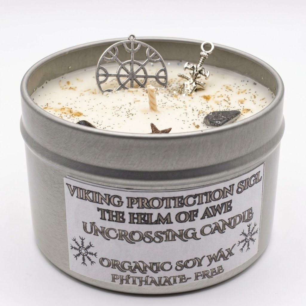 Candles - Uncrossing & Manifestation - 4oz Organic Soy Wax Non-Toxic Aromatherapy Intention Candles - Image 13